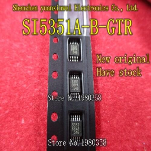 Free shipping 10PCS SI5351A SI5351A-B 5351 MSOP10