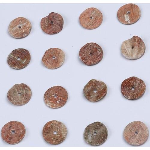 17-18mm Red Abalone Shell Beads Centre Hole Shell Sheet For Making Jewellery