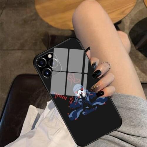 Demon of OW Phone Case Glass Phone Case For iphone 12 11 Pro Max XS XR X 8 7 Plus SE2 Case