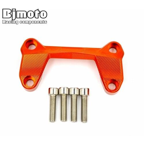 CNC Aluminum Motorcycle Handlebar Risers Top Cover Clamp Set For 125 390 250 200 Dirt Bike Handlebar Risers