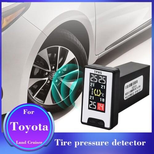 For Toyota Land Cruiser Tire Pressure Detector LC200 Tire Temperature Detector Explosion-Proof Tire Pressure Index Accessories