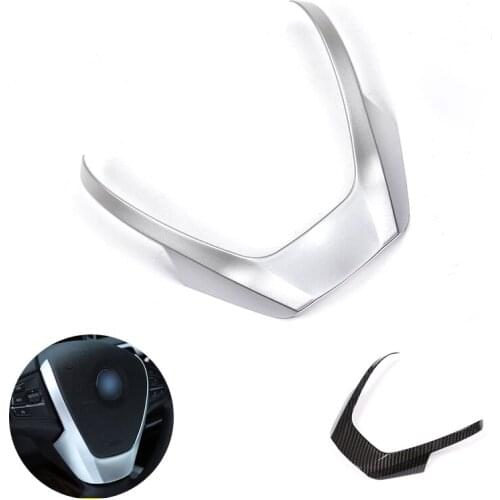 For BMW X3 X4 X5 F15 F25 F26 2014 2015 2016 Car Interior Steering Wheel Frame Cover