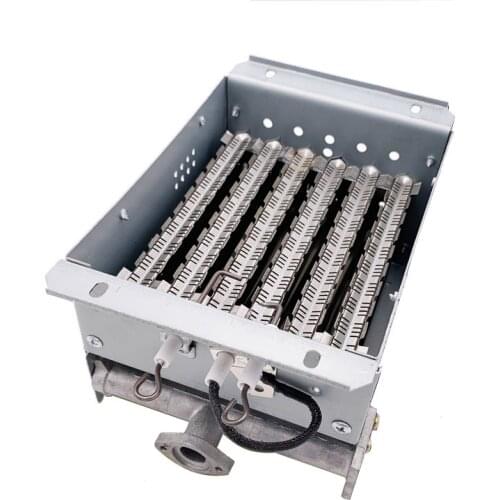 1pc bbq burner for noodle cooker barrel steamed furnace steamed rice cart rice machine oven gas fire pit kitchen burner 6 rows