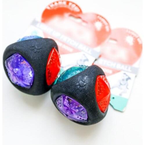 Pet Dog Toys Puppy Funny Molar Tooth Product Bite Resistant Leisure Interactive Training Sound Luminous Black Ball