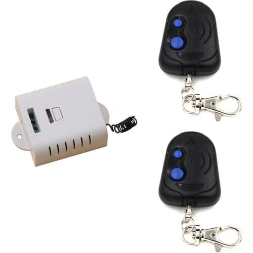 Hot Sales AC85V 110V 120V 220V 1CH Wireless Remote Control Switch with Manual Button 1 Receiver +2 Transmitter Smart Home