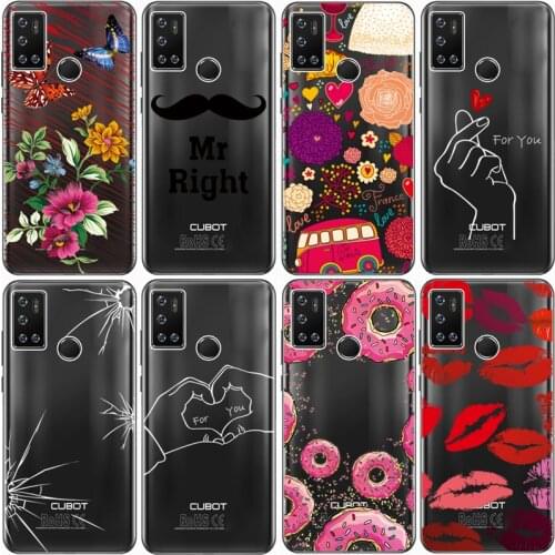 Fashion Soft silicone TPU Back Cover For CUBOT C20 Phone Funda Case For Cubot C20 Cute Cartoon Case