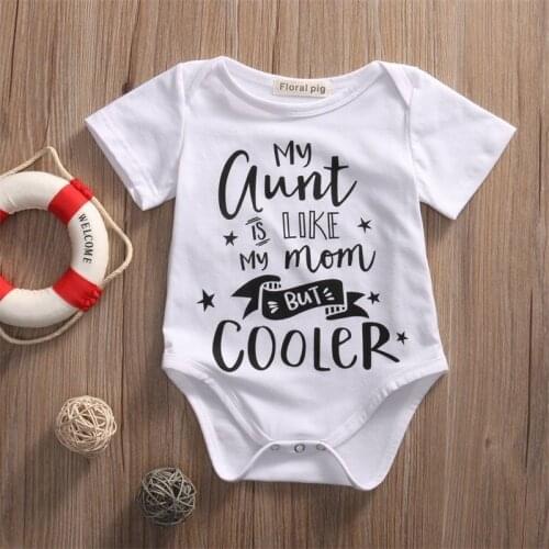 New Casual Newborn Baby Toddler Short Sleeve Cotton Print Letter Romper Infant Boy Girl Clothes Jumpsuit Clothes Outfits