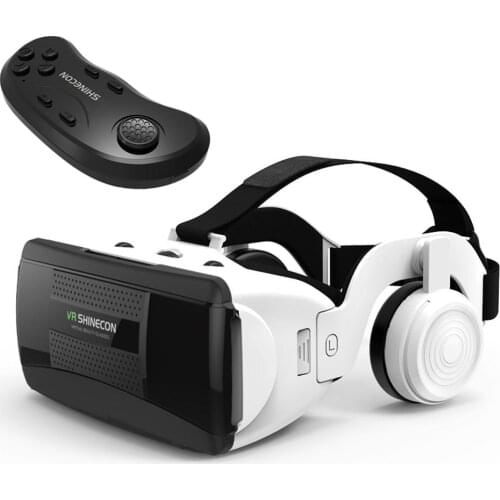 VR Glasses 3D Glasses Virtual Reality Glasses VR Headset With Remote Controller Stereo Headphones Hifi Headset With Handle Set