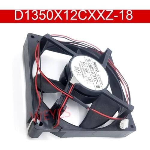 Original for D1350X12CXXZ-18 DC12V 0.33A 13.5cm for refrigerator cooling fan