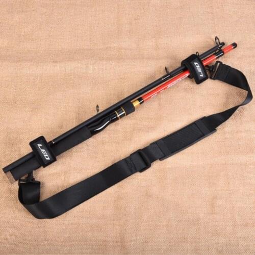 Portable Fishing Rods Shoulder Strap Outdoor Fishing Pole Belt Length Adjustable