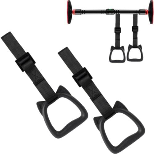 Adjustable Gym Handle for Cable Machine Lifting Pulling Workout Anti-slip Stirrup Handle Triceps Bar Accessories