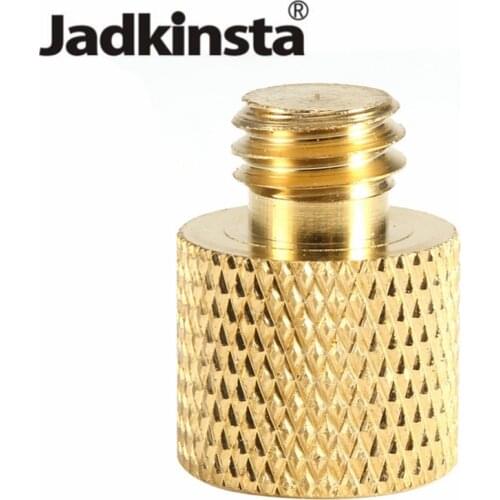 Gold Color 1/4" Female to 3/8" Male Tripod Thread Screw Adapter Brass 1/4 3/8 for Tripod Camera Light Stand Accessories
