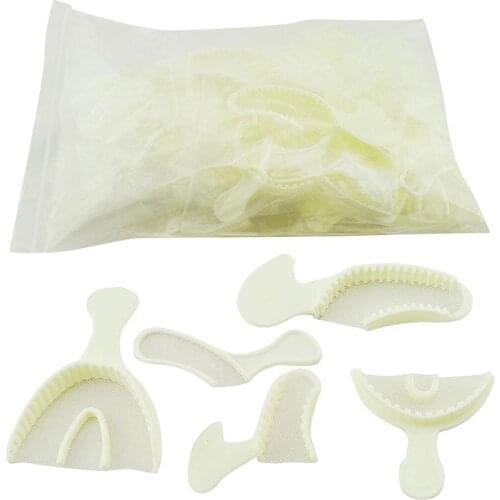 10pack/50pcs Dental Disposable Impression Bite Registration Net Tray