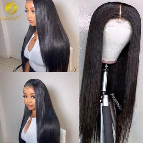 32inch Lace Front Wig Straight 13x4/13x6 Straight Lace Front Human Hair Wigs Malaysian Straight Lace Closure Wig