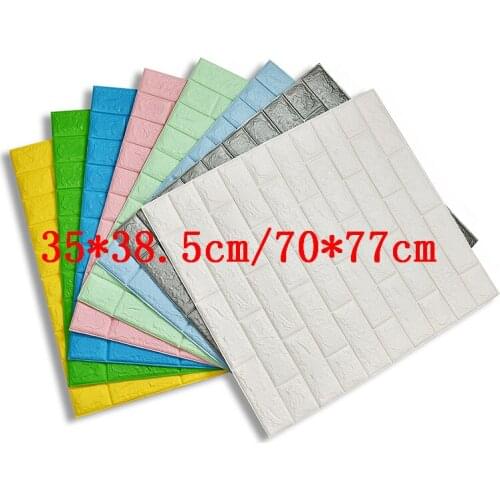 3D Wall Stickers Marble Brick Peel and Self-Adhesive Wall paper Waterproof DIY Kitchen Bathroom Home Wall Decal Sticker Vinyl