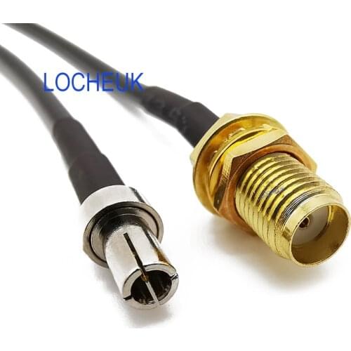 TS9 Male Plug to SMA Female Jack Bulkhead Antenna Adapter RG174 Cable for 3G 4G LTE WiFi Wirelss Router Mobile Hotspot
