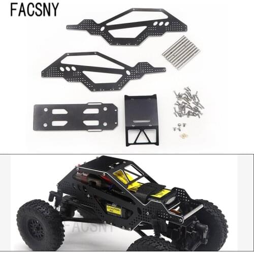 Aluminum Alloy RC Car Chassis Frame Car Body Frame for 1/24 Axial SCX24 90081 RC Car Accessories