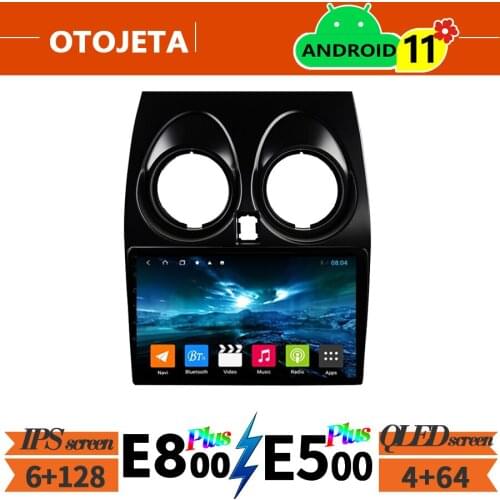 For Nissan Qashqai J10 2006-2013Car Radio Stereo GPS Navigator 6GB Ram 128GB Rom Autoradio 2Din Android 10 Multimedia Player