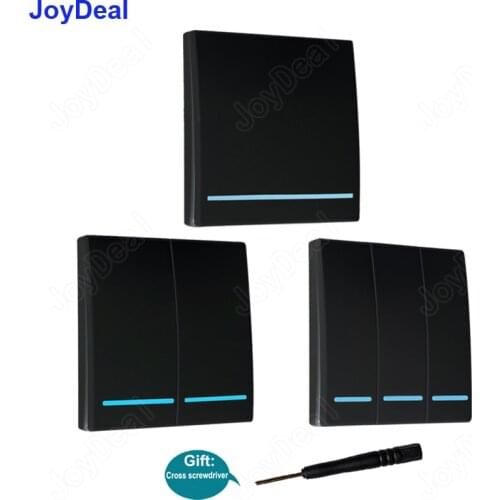 433 MHz Wireless 86 Wall Panel RF Remote Control Switch AC 110V 220V Led Light Bulb Receiver Bedroom Ceiling Lamp Smart Switches