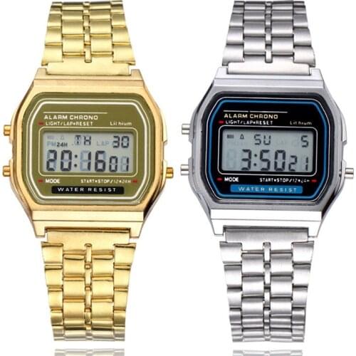 2021 New Digital LED Watch For Men Multifunction Alarm Electronic Clock Waterproof Simple Men Women Stopwatch LED Watches Clocks