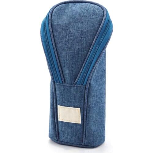 Korean Multi-use Mobile Phone Pen Holder Stationery Student Stereo Pencil Case Stationery Organizer Desk Storage Bag Gift