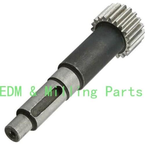 CNC Engraving Machine Part Gear Shaft Transmission 93mm Long Straight Pinion 20 Teeth For Engraving Mill Parts