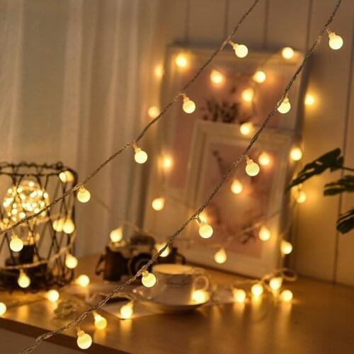 1.5 M 10 LEDS Fairy Lights Battery Box Christmas/New Year Xmas Festoon LED Lights String For Home Decoration Holiday Lighting