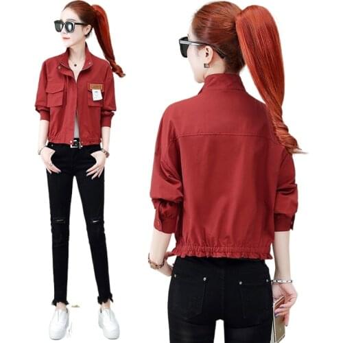 Short jacket womens 2021 new spring and autumn small fragrance long-sleeved tops fashion jacket womens tops