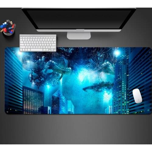 Alien Spacecraft Invasion Of Human City War Mouse Pad High Quality New Washing Wear-Resistant PC Gaming Computer Mouse Pad