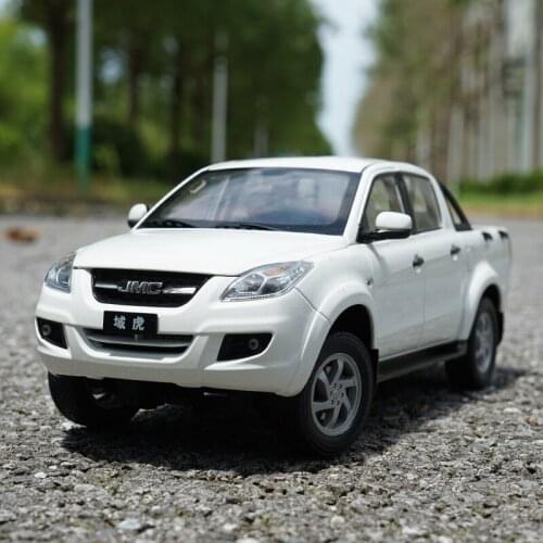 Diecast 1:18 Scale Jiangling Pickup Truck Model Alloy Car Model Collection Souvenir Ornaments Display Vehicle Toy Gift Ornaments