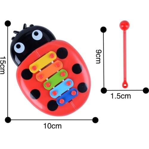 Cartoon Insect Xylophone Musical Instruments For Children Early Learning Educational Baby Music Toy Kid Party Game Birthday Gift