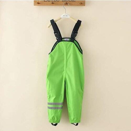 New 2017,Spring Autumn Overall,Kids Boy Overall,Baby Boy Girl Overall,boy girls Waterproof Rain Pants for kids 2T-7T