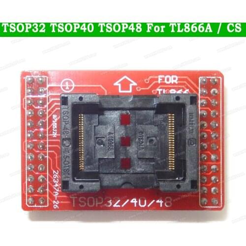 Original Adapters TSOP32 TSOP40 TSOP48 Adapter Socket Only for MiniPro TL866 TL866A TL866CS TL866ii Plus Universal Programmer