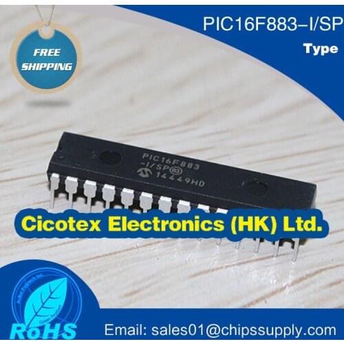 PIC16F883-I/SP PIC16F883-I-SP DIP28 5pcs/lot