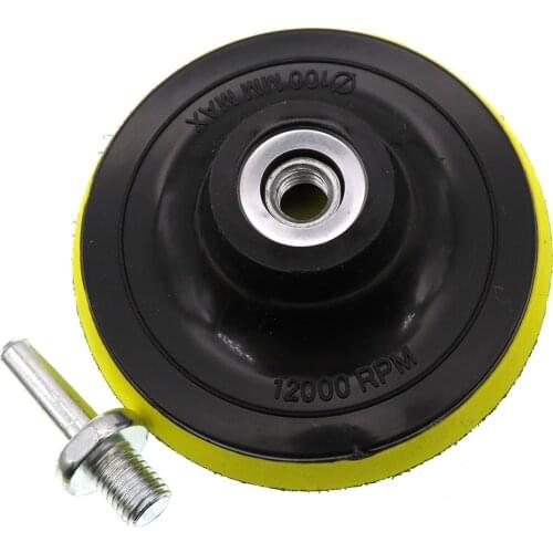 Rotary Backing Pad - 4 Inch Hook and Loop Sanding Pad M14/M16 Thread