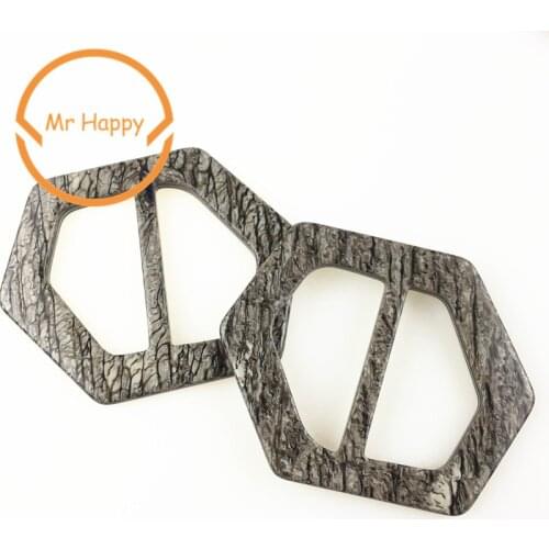 Dust coat skirt Belt special-shaped buckle inner 45mm adjuster Buckle Buttons Invitation Ribbon Slider For Garment decoration