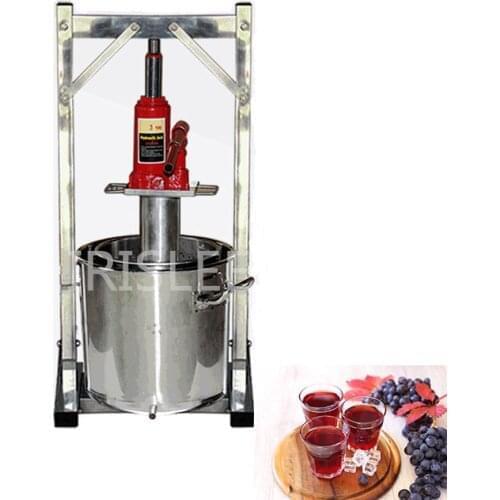 Manual honey presser stainless steel mulberry grape blueberry juicer hydraulic squeezer honey processing machine beekeeping tool