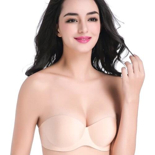Sexy Invisible Bra For Women small chest Strapless Lingerie Push Up Bra Backless dress wedding party bra for girl