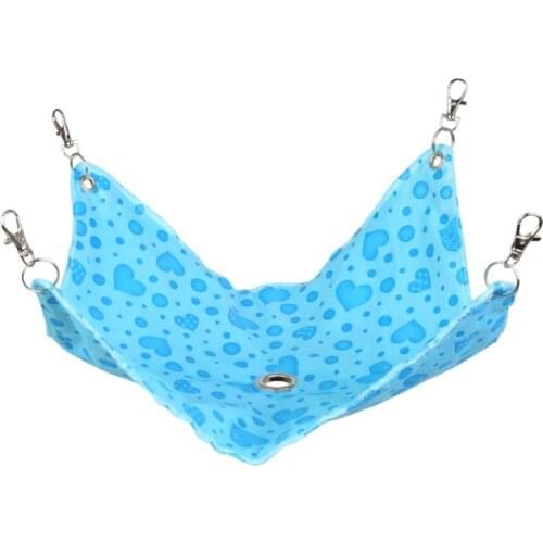 Modern andFashionable Pet Supplies Small Pet Hammock for Hamster Squirrel Guinea Pig Lovely Hanging Swing Bed House with Hole