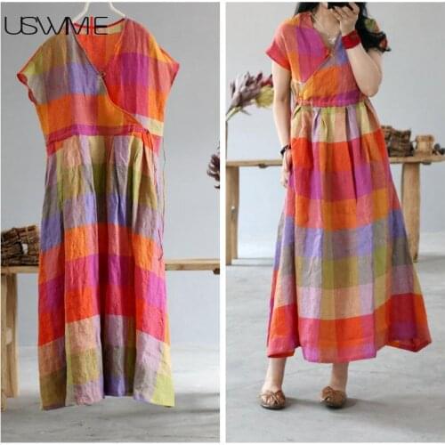 Летние платья с принтом USWMIE China At AliExpress