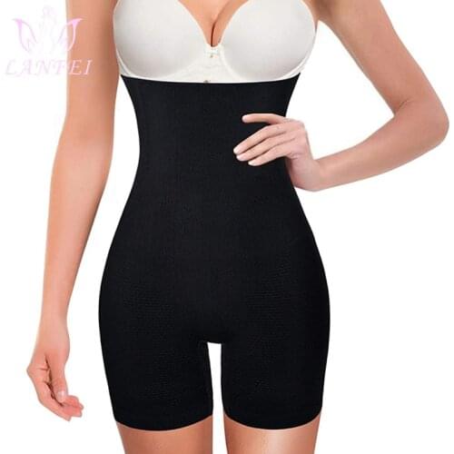 LANFEI Tummy Control Body Shapers Waist Trainer Pants Women High Waist Slimming Corset Panties Fajas Breathable Underwear Panty