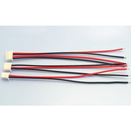 High-quality XH2.54MM-4P cable / red black line / terminal line length 120MM line thickness 1.46MM