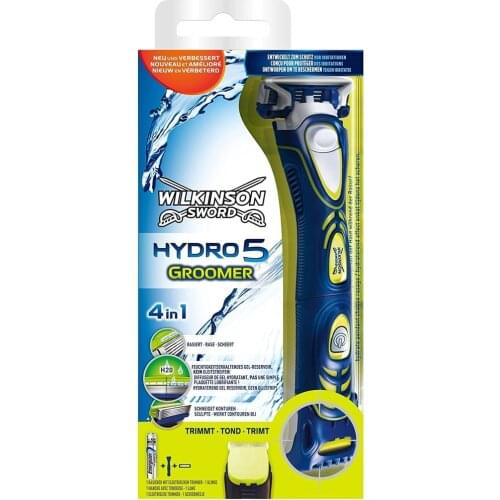 Wilkinson Sword Hydro 5 Groomer-Shaver rechargeable 5 sheets with trimmer electric adjustable, multifunction 4in1