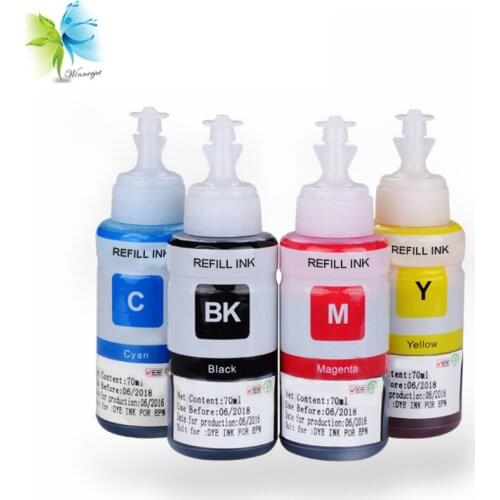 Winnerjet 100ml*4 Bottles Sublimation Ink for Epson L565 L550 L486 L455 L386 L382 L365 L355 L310 L210 L1300 L1200 Printers