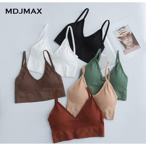 Womens tube top Female Streetwear Sleeveless Seamless Sports Bra Crop top bandeau active bras for women bandeau top 2021