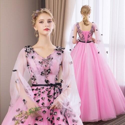 New Style Quinceanera Dresses Long Vestidos Sashes Vintage Ball Gown Party Prom Appliques Sweet 16 years Lace up back