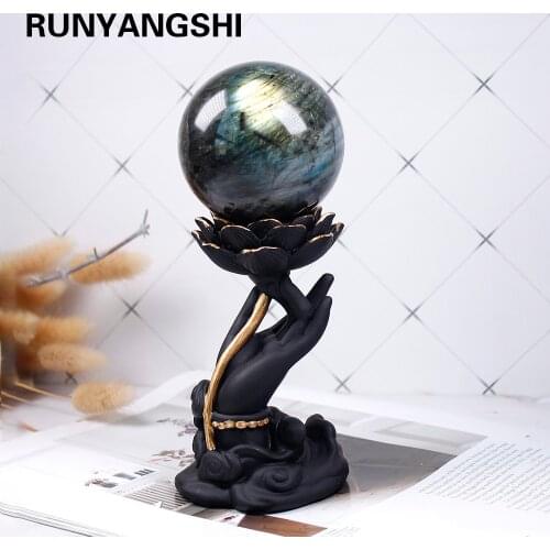 1PC 7CM Natural Labradorite Crystal quartz Polished Sphere crystal Ball Healing Crystal Gemstone Flash Glossy Stone Decoration