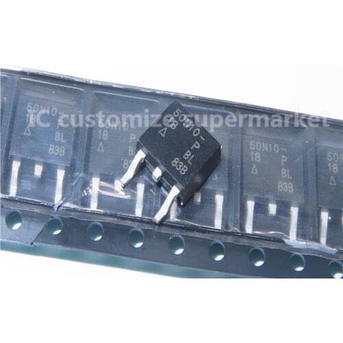 10PCS/LOT NWE SUD50N10-18P 50N10-18P TO-252 100V 8.2A SMD Transistor