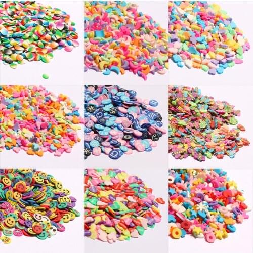 1000/lot Assorted Polymer Clay Slices Sprinkles For DIY Crafts Design Women Nail Jewelry Accessories Resin Fill Mold Supplier