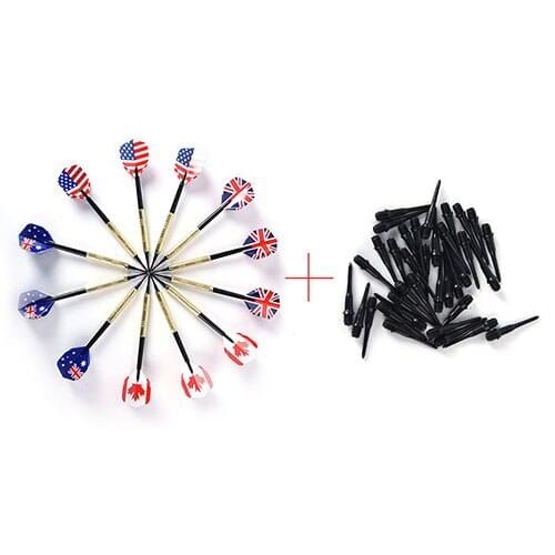 12PCS/lot Electronic Dartboard With 36 Extra Tips Soft Tip Darts